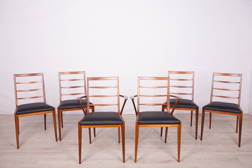 Mid Century Dining Chairs From McIntosh, 1960s, Set Of 6 photo Furniture