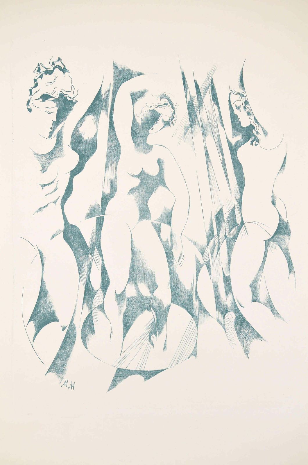 Malda Muizuleladies. Paper, Lithograph, 69x53 Cm1986 photo furniture