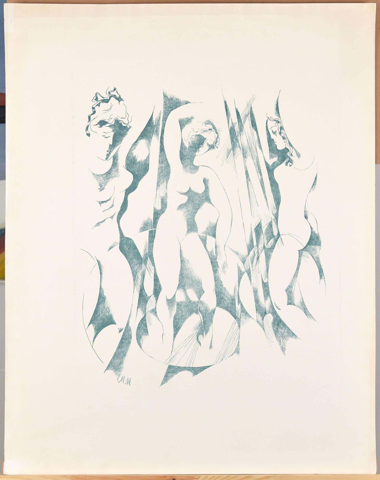 Malda Muizuleladies. Paper, Lithograph, 69x53 Cm1986 photo for sale