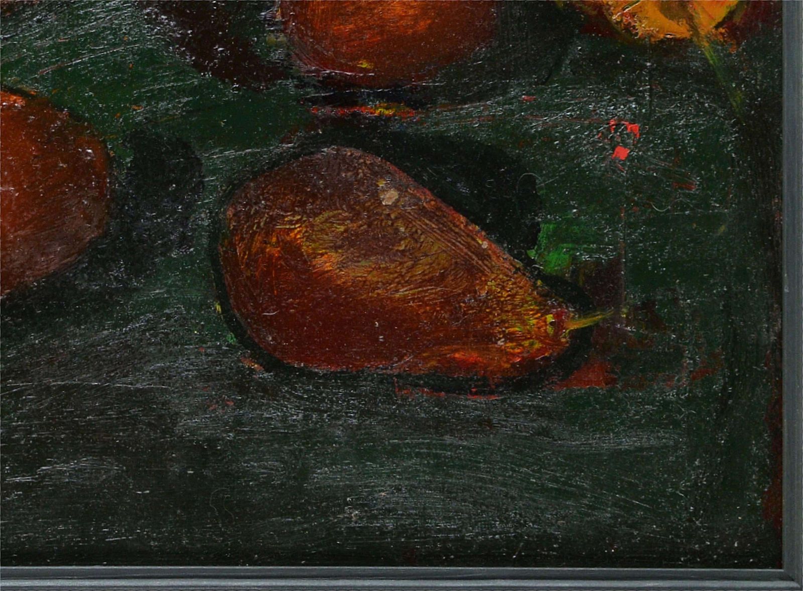 Aleksandr Rodin (1922 2001)still Life With Pears. Late 21st Century. Oil On Cardboard, 39x50 Cm photo Art
