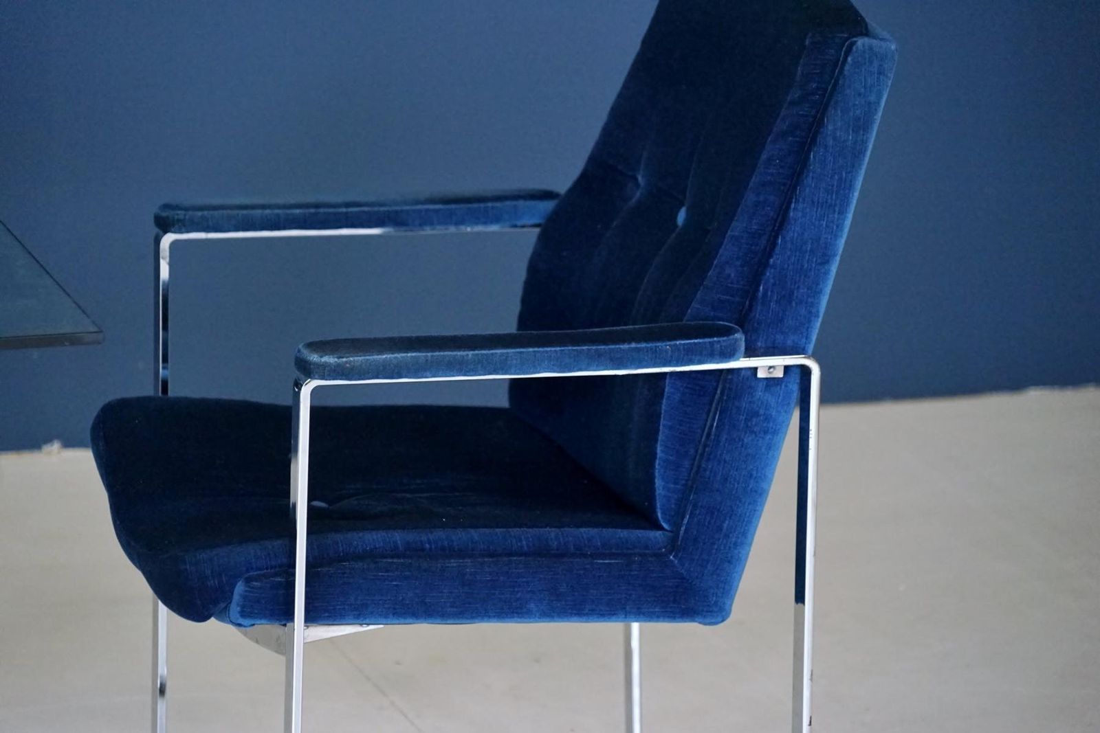 Vintage Velvet Armchairs By Miller Borgsen For Röder & Söhne, Set Of 4 photo buy