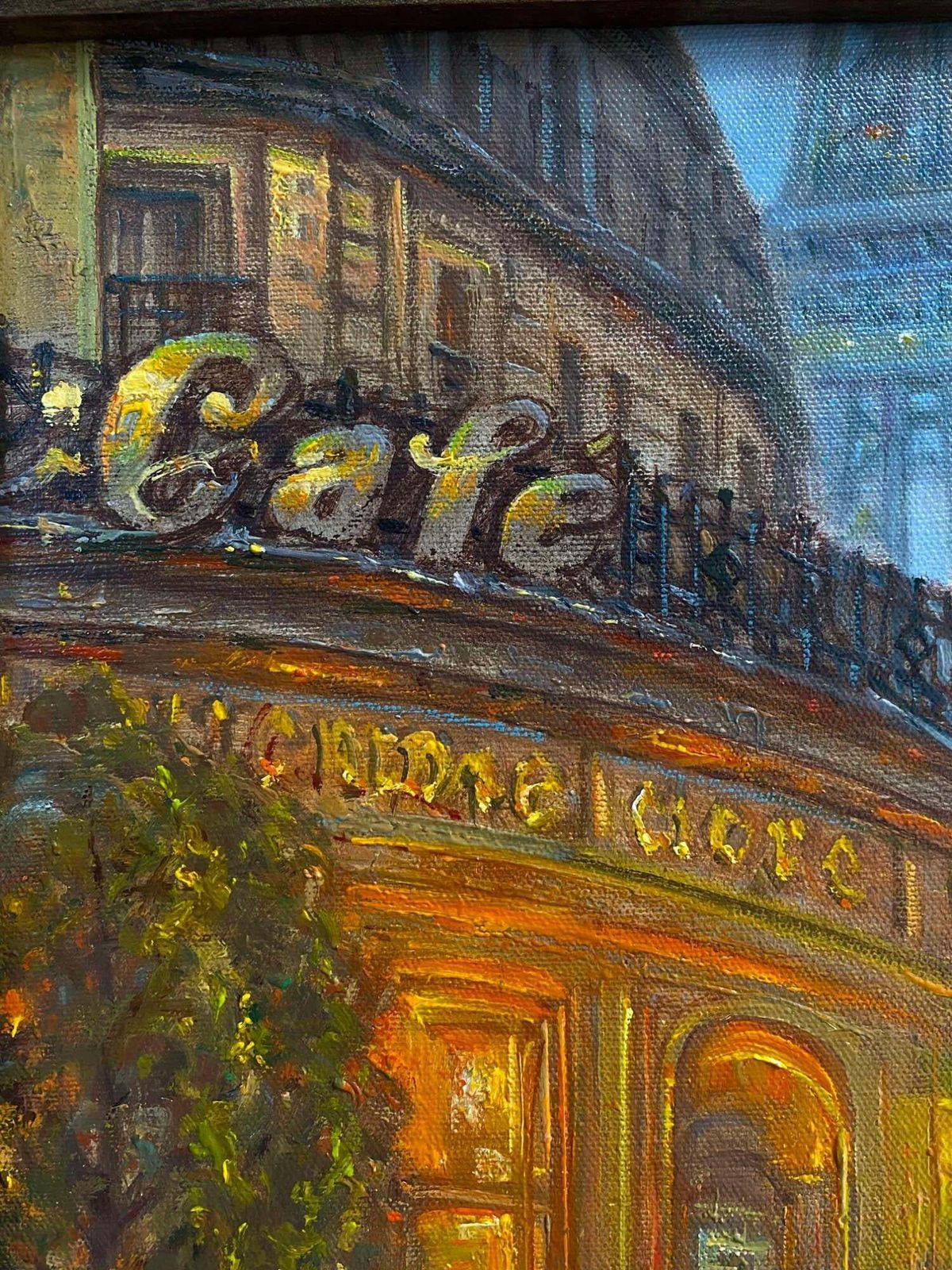 Igor Maikovcafé Parisien. 2025. Oil On Canvas. 50x60 Cm1994 photo furniture