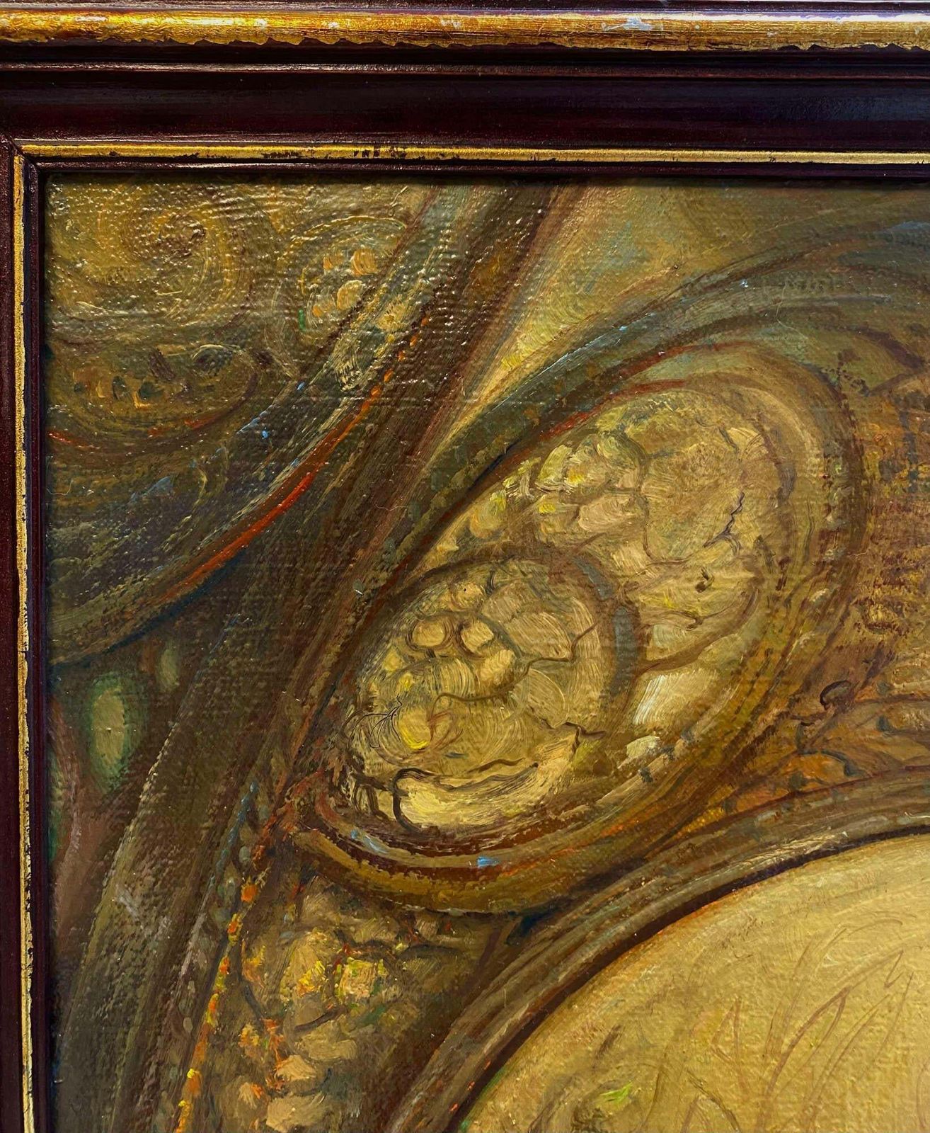 photo for sale Igor Maikovbehind The Veil Of Dreams (Words). 1994. Canvas, Oil, 115x53 Cm1994
