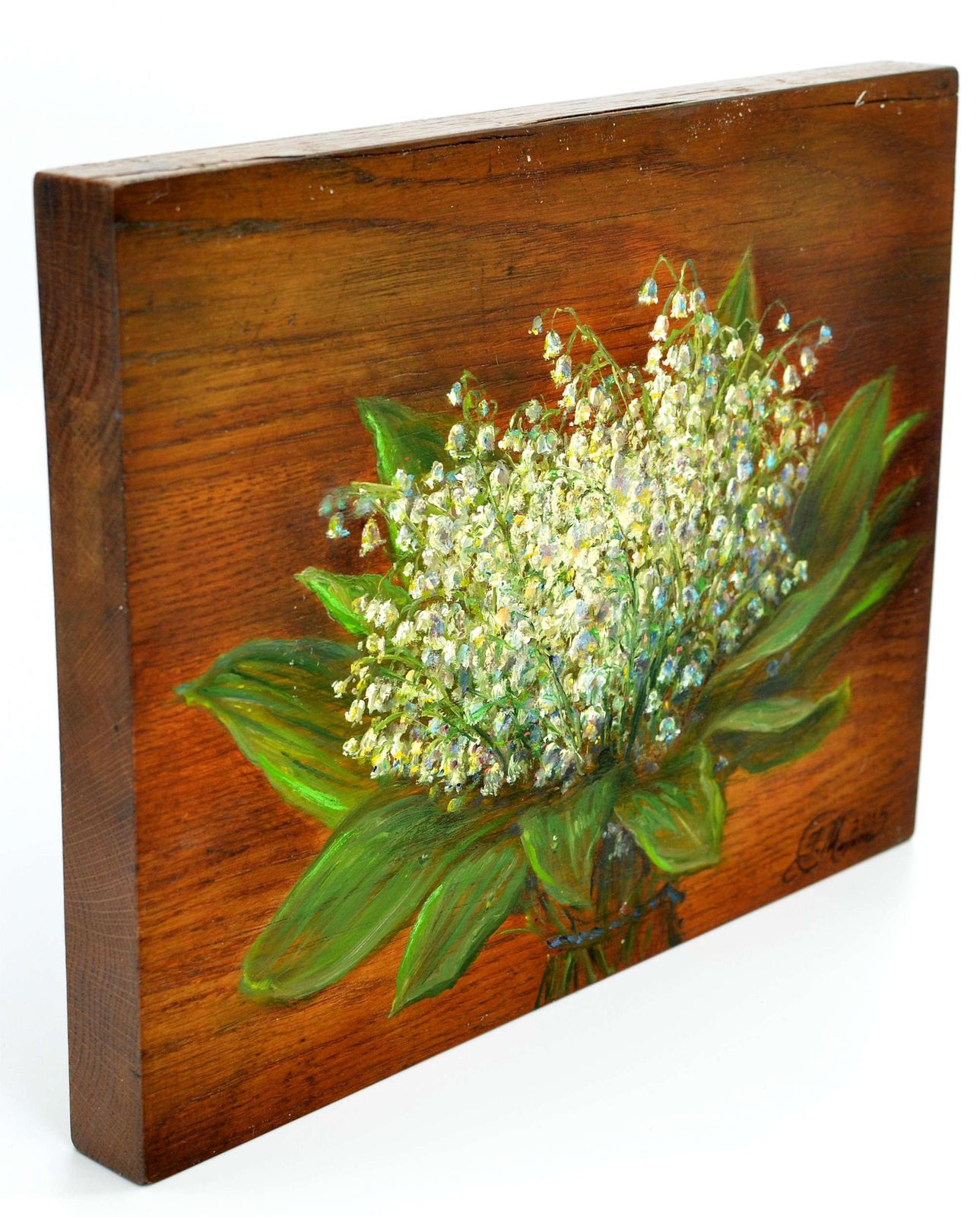 Igor Maikovmayflowers. 2015. Wood/Oak, Oil. 32x25x3 Cm2015 photo 389.0