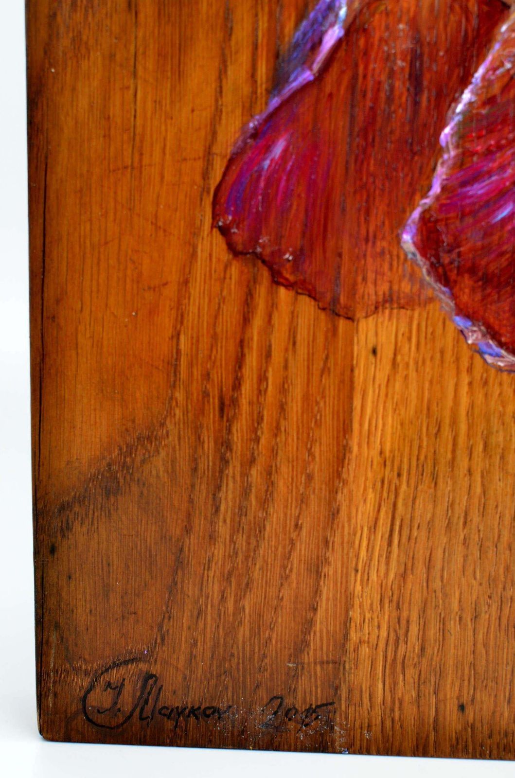 Igor Maikoviris. 2015. Wood/Oak, Oil. 32x25x3 Cm2015 photo vinterior