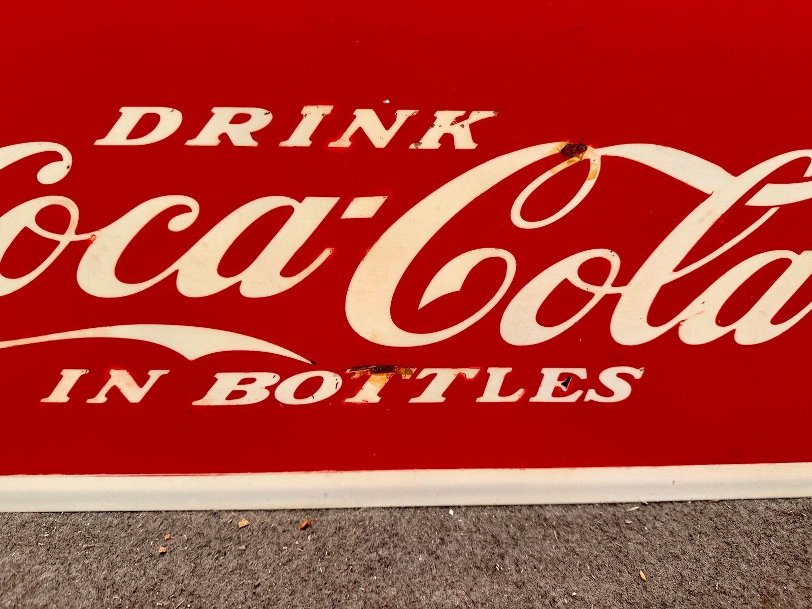 Vintage Coca Cola Sign, 1950s photo furniture