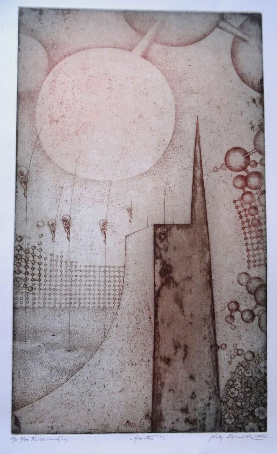 Nele Zirnitereservoir  2006, 8/50, Paper, Etching, 49.5x29 Cm2006