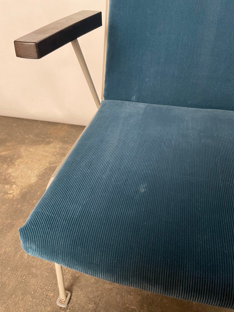 Blue Oase Lounge Chair By Wim Rietveld For Ahrend De Cirkel, 1958 photo for sale