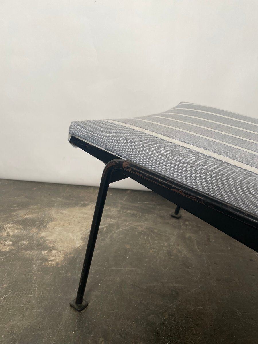 Striped Oase Lounge Chair By Wim Rietveld For Ahrend De Cirkel, 1958, 1950s photo vintage