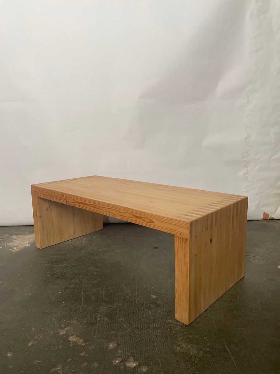 1970s Pine Coffee Table Or Bench By Ate Van Apeldoorn For Houtwerk Hattem photo furniture