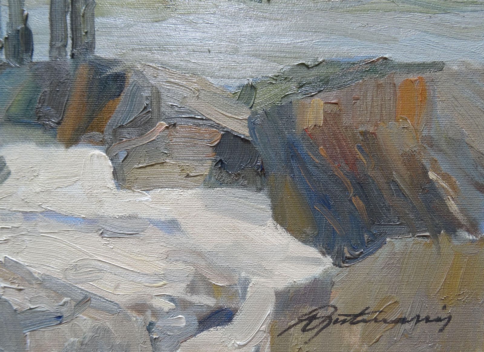 Gutmanis Andislapmezciems Pier  Oil/Canvas, 50x80 Cm2021 photo furniture