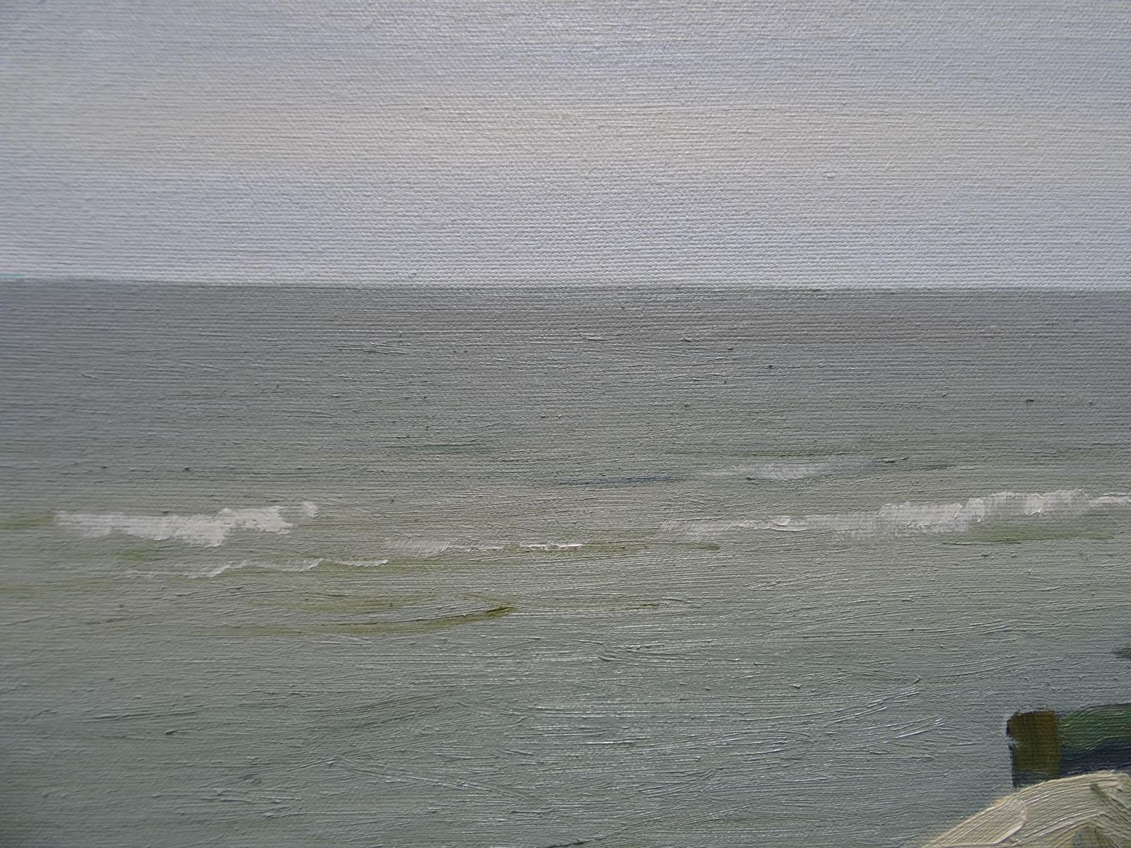 Gutmanis Andislapmezciems Pier  Oil/Canvas, 50x80 Cm2021 photo 1414.0