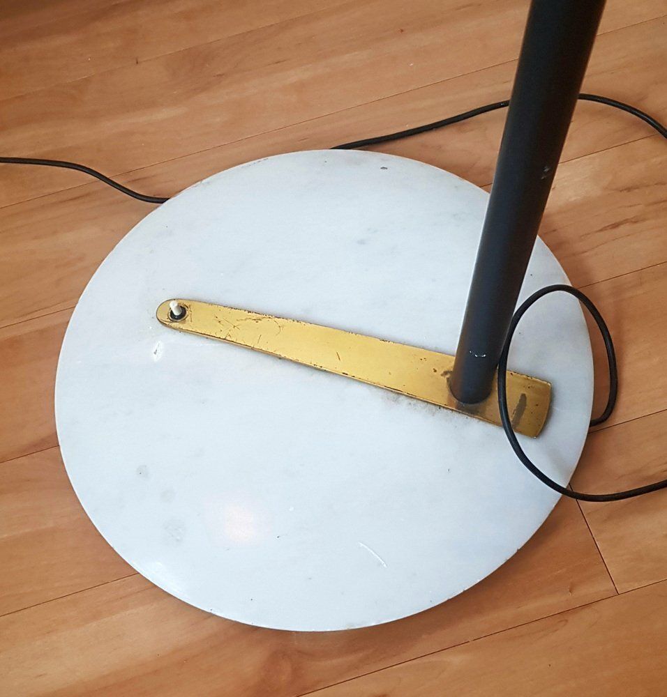 Floor Lamp With Acrylic Glass Shade From Stilux Milano, 1960s photo vinterior