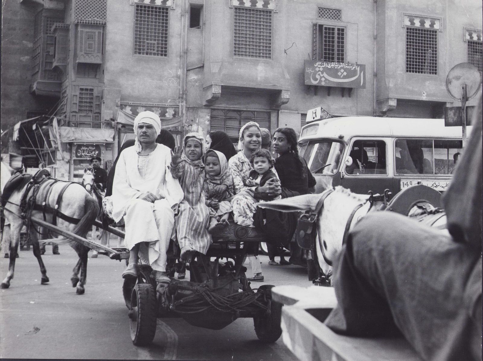 Klaus Redenbachercairo Street Life, 1963 – Original Vintage – Black & White1963