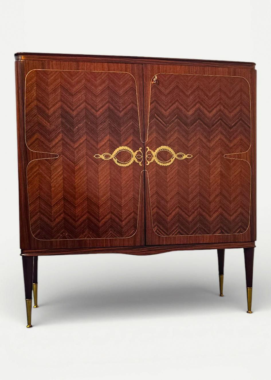 photo buy Italian Mid Century Sideboard Or Cabinet Bar Attributed To Paolo Buffa, 1950s