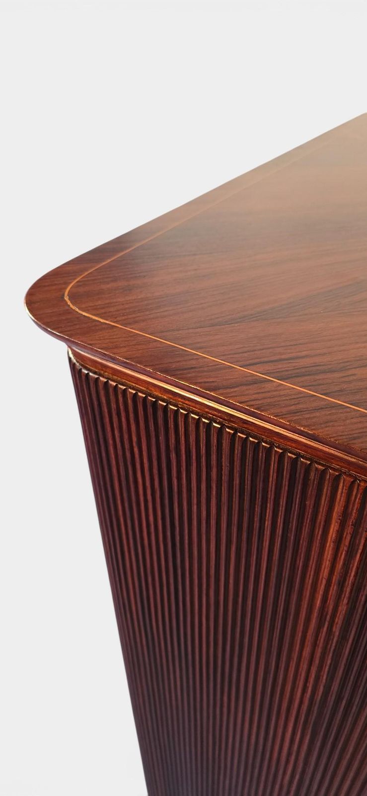 photo for sale Italian Mid Century Sideboard Or Cabinet Bar With "Grissinato " Design