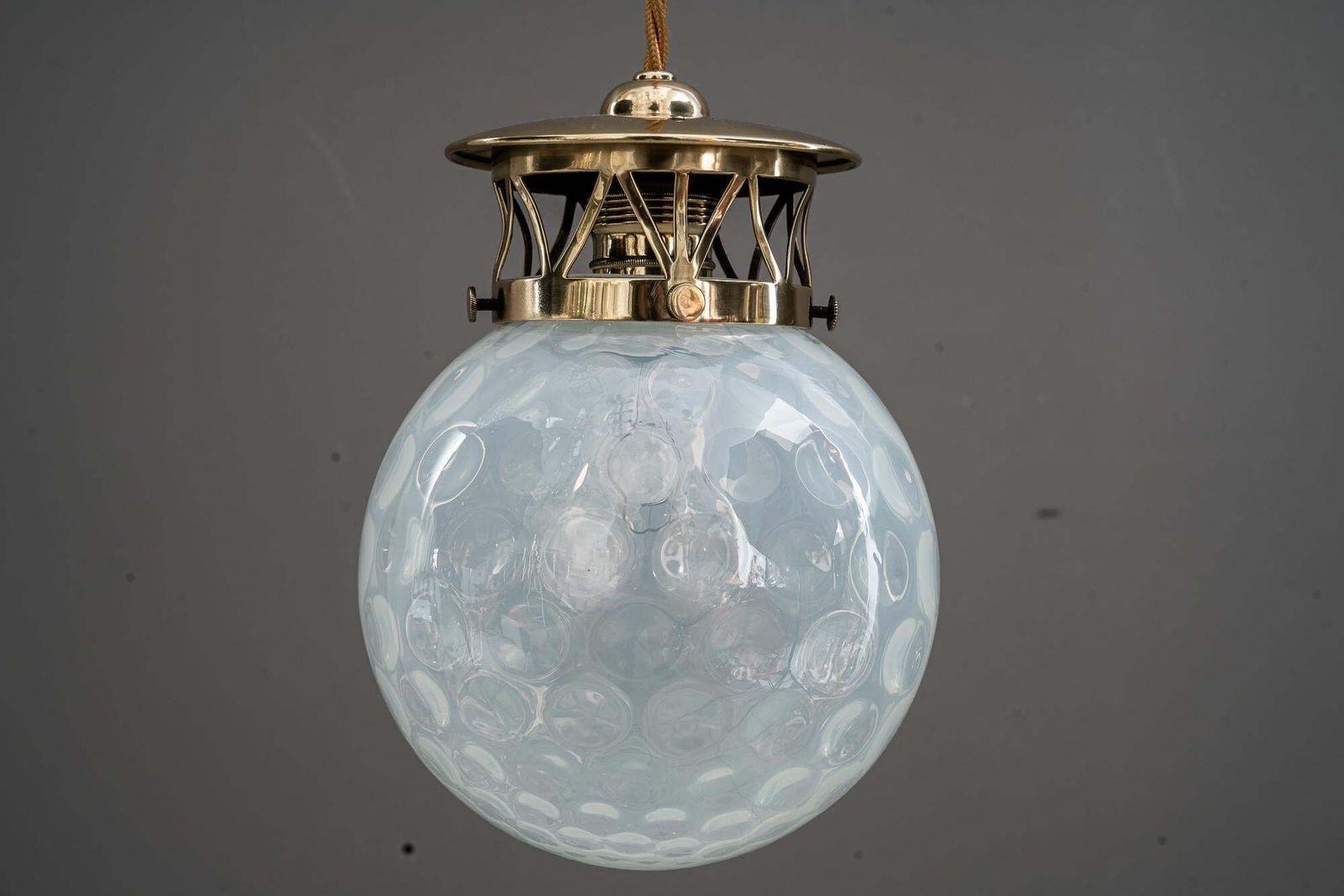 Koloman Moser Attributed To Bakalowits & Söhne Pendants With Loetz Glass Shade photo 1948.0