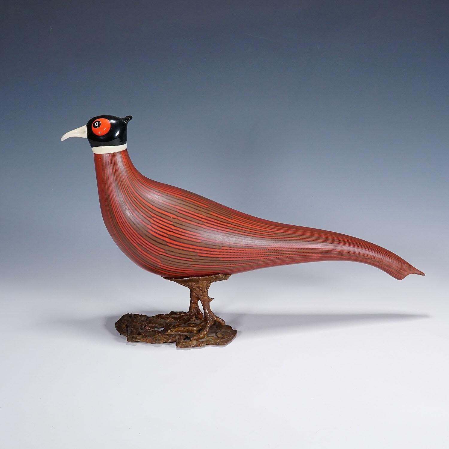 Rare Phesant Sculpture By Toni Zuccheri For Venini photo furniture