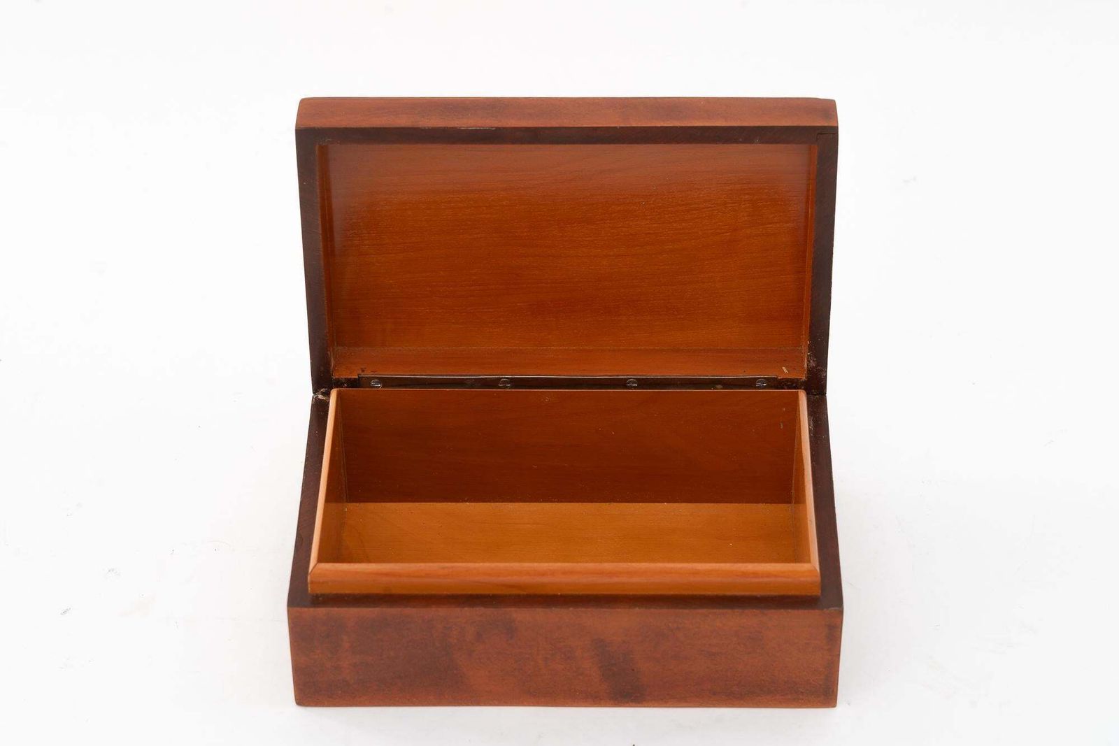 photo for sale Art Deco Nut Veneer Jewelry Boxes With Inlay On The Edge Vienna Around 1920s