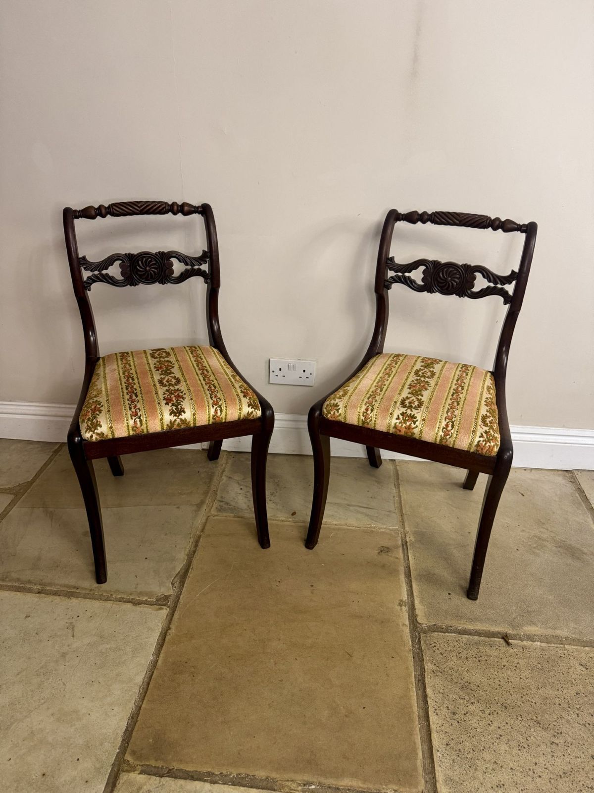 Superb Quality Antique Regency Set Of Six Dining Chairs photo vinterior