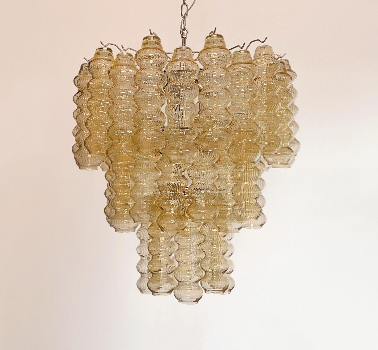 Italian Chandelier In Murano Glass, 1980s photo buy