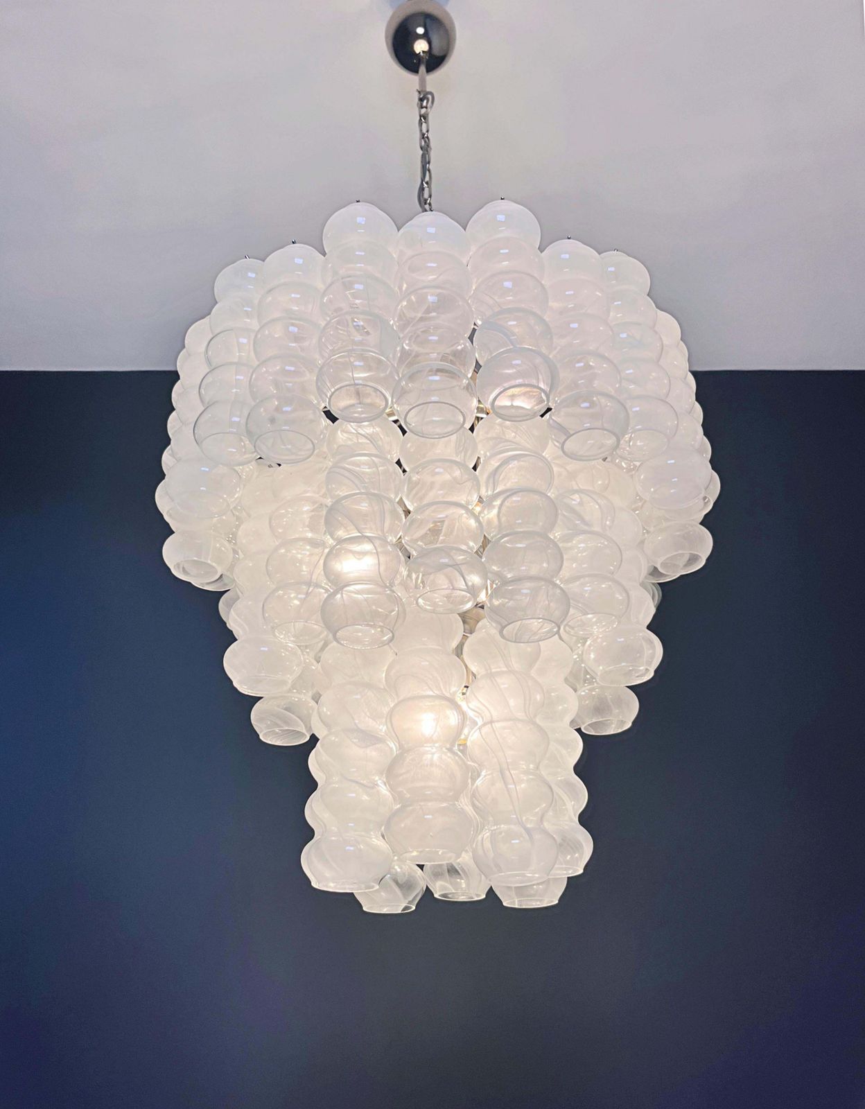 photo for sale Italian Chandelier In Murano Glass, 1980s