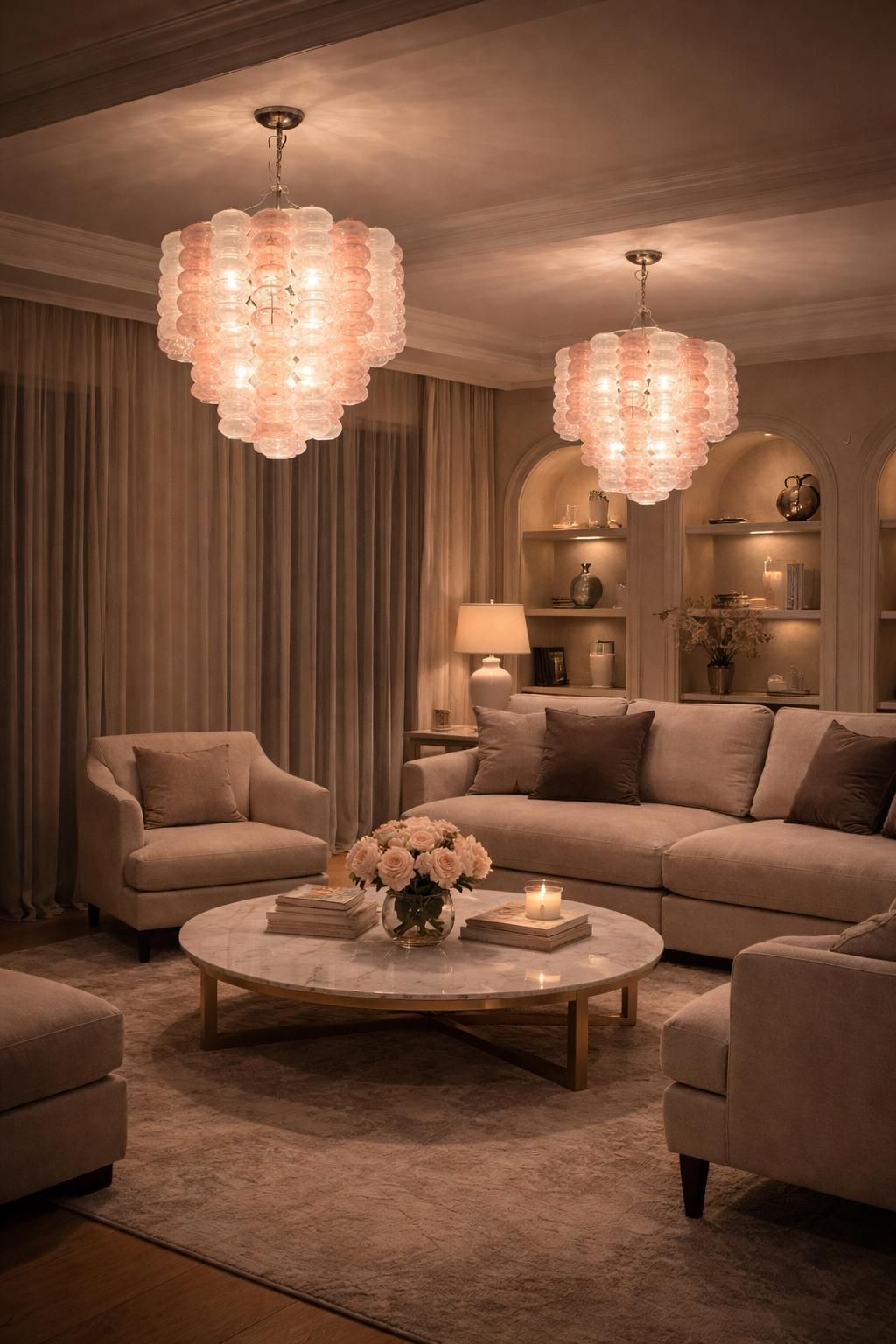 Italian Chandelier In Murano Glass, 1980s photo furniture