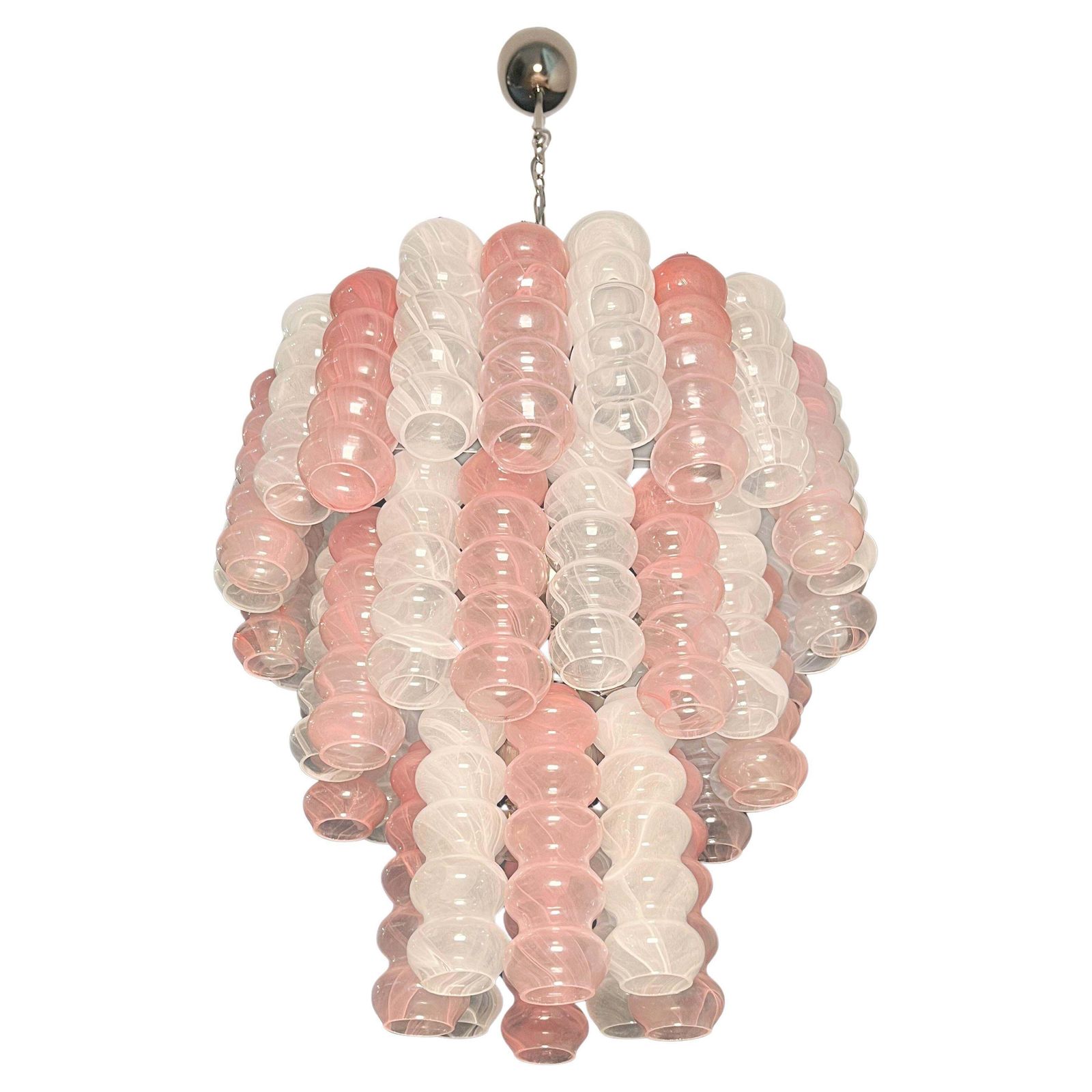 photo vinterior Italian Chandelier In Murano Glass, 1980s