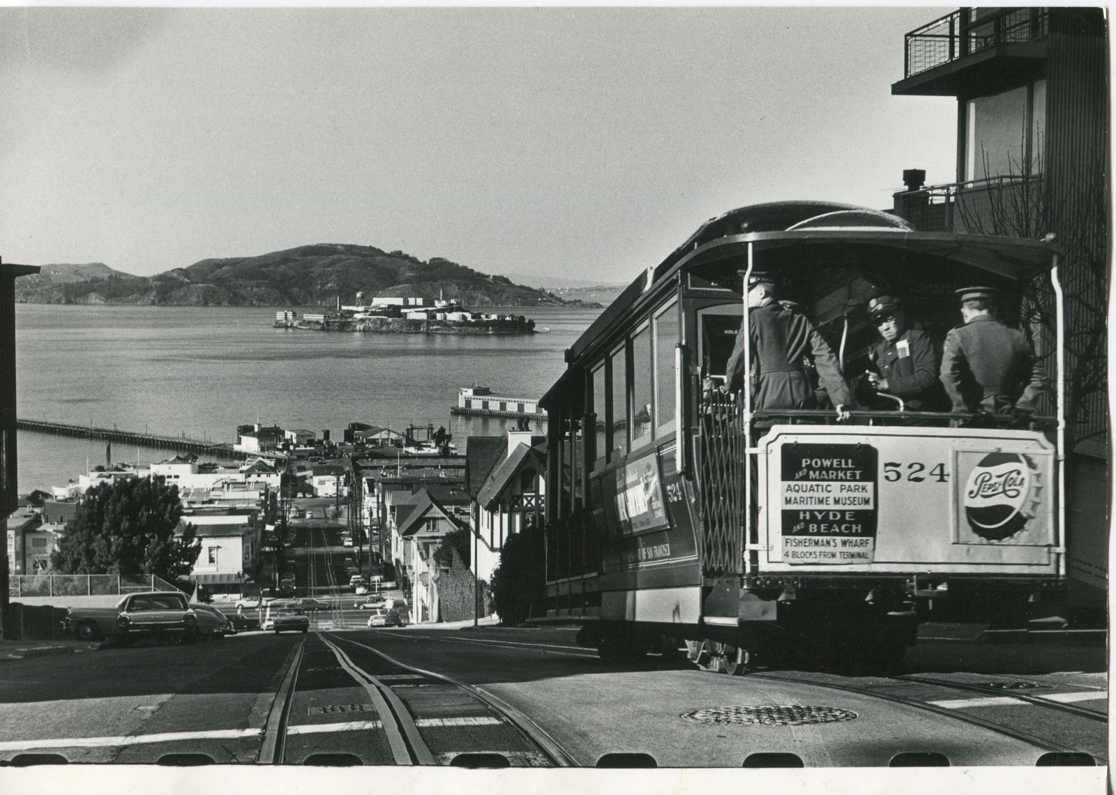 Erich Andressan Francisco, Hyde Street, View To Alcatraz, USA 1960s1960s