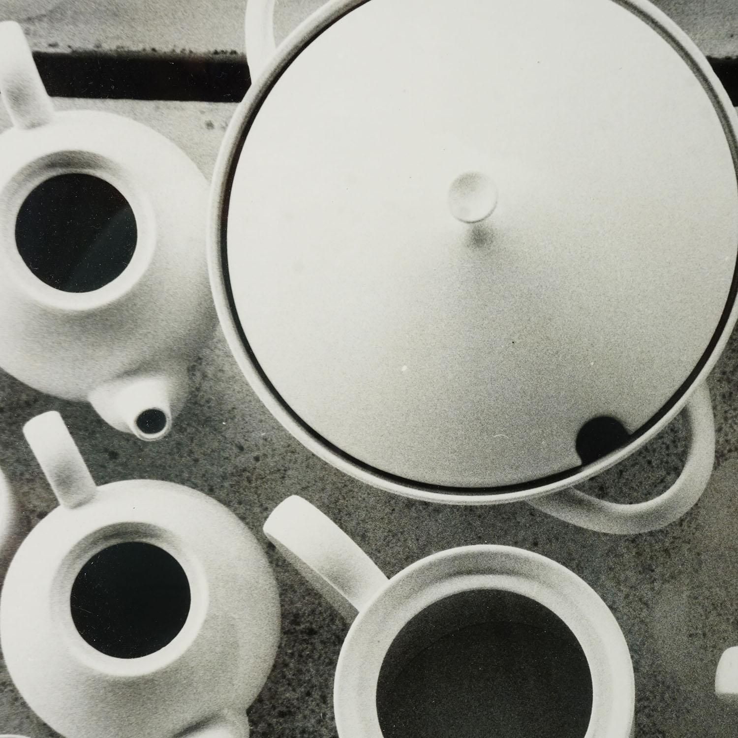 Willi Moegle – Arzberg Porcelain Teapots And Cups, Ca. 1960 photo for sale