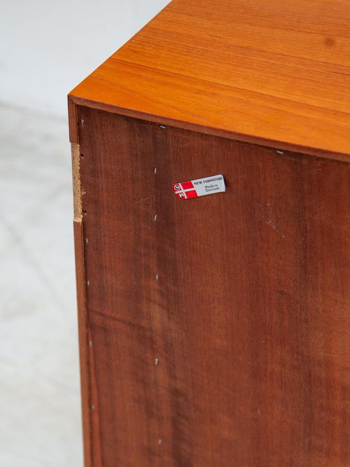 photo furniture Kai Kristiansen Small Sideboard With Tambour Doors, Made In Denmark