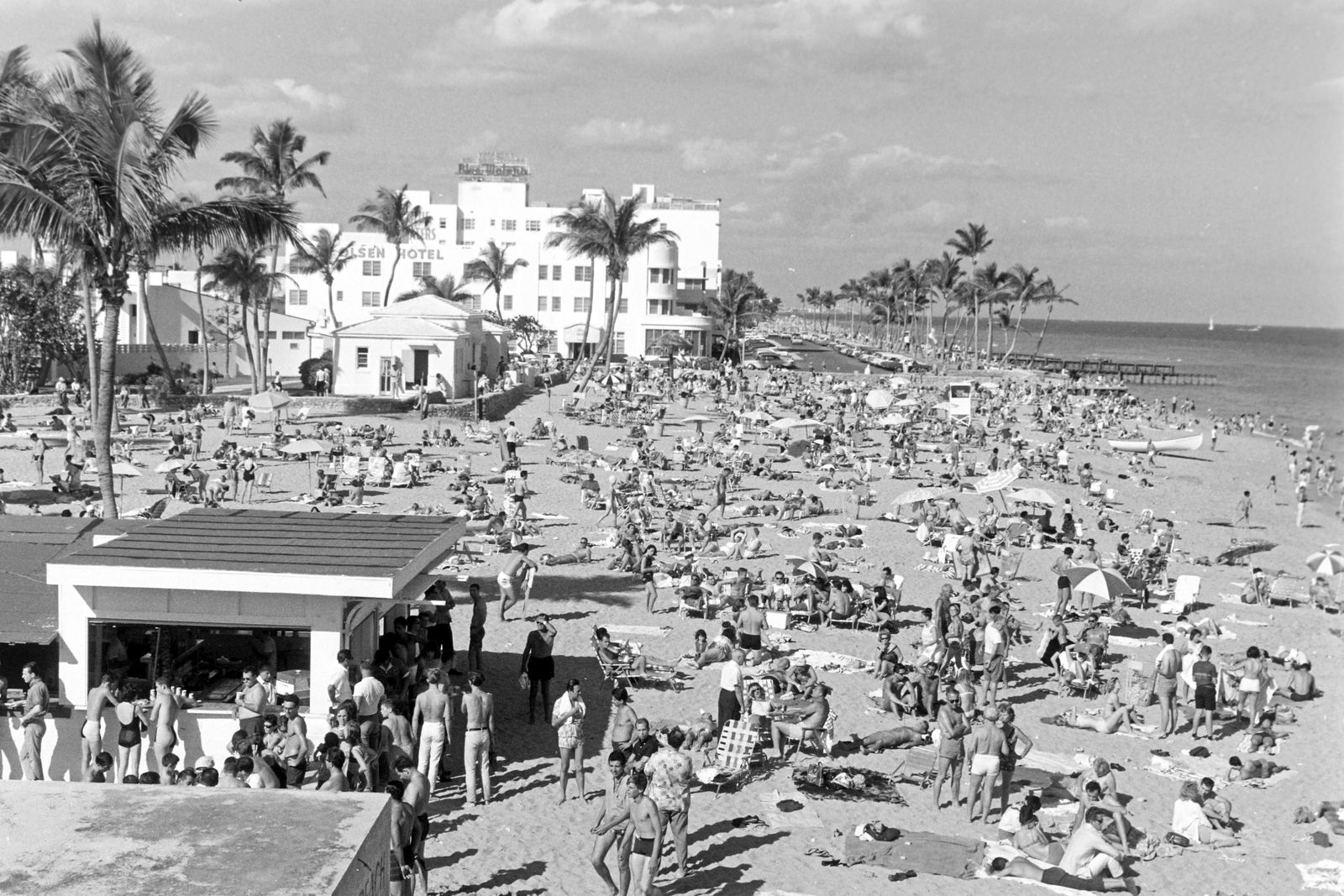 Erich Andrespeople On The Beach In Miami, Florida, USA 1960s1960s