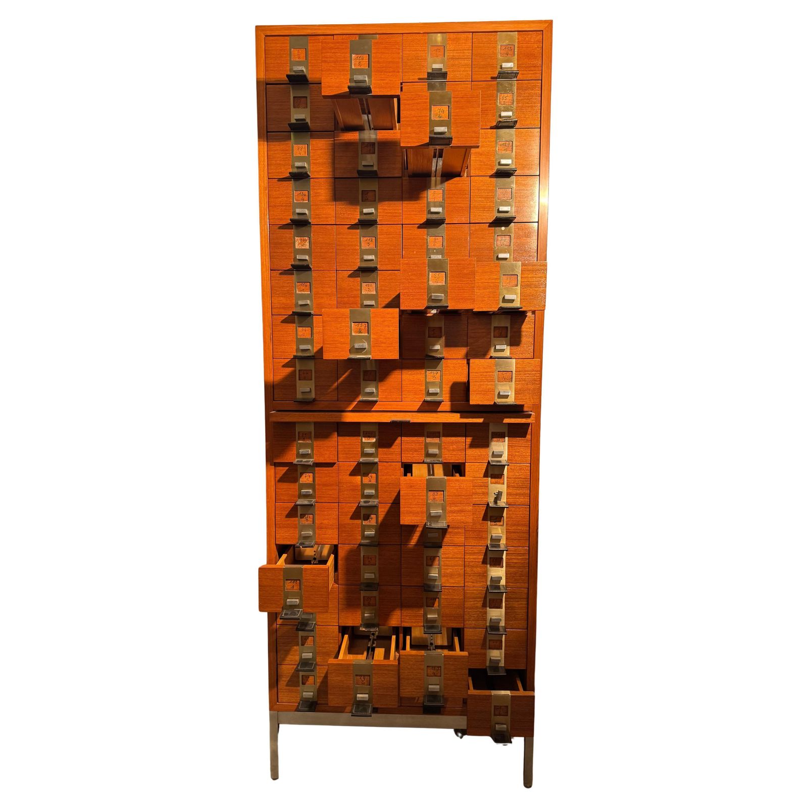 Chest Of 60 Drawers Designed By Philippe Neerman By De Coene And Knoll, 1958 photo vinterior