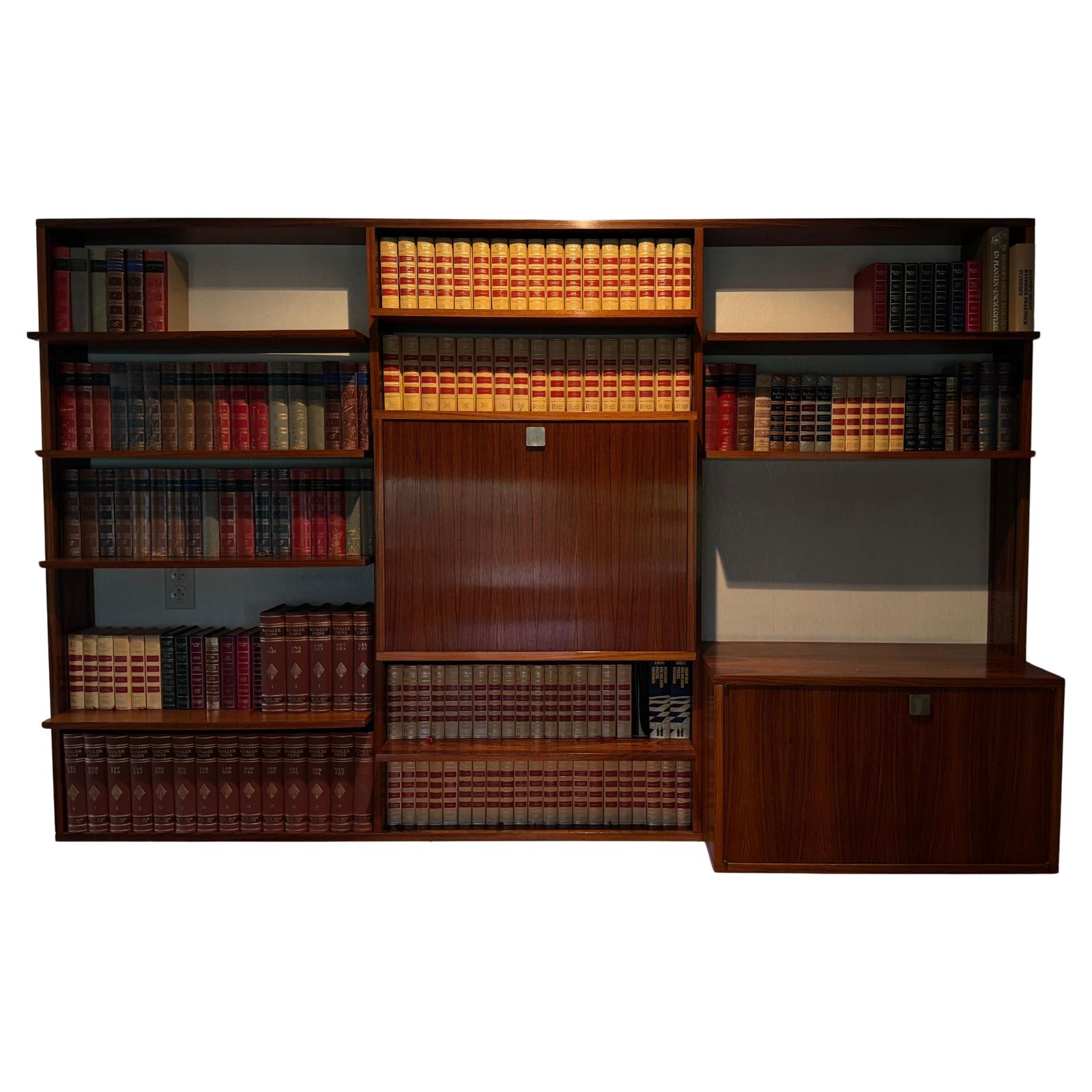 Wall Unit, Book Shelve Designed By Alfred Hendrickx For Belform, Belgium 1960s photo 5151.0