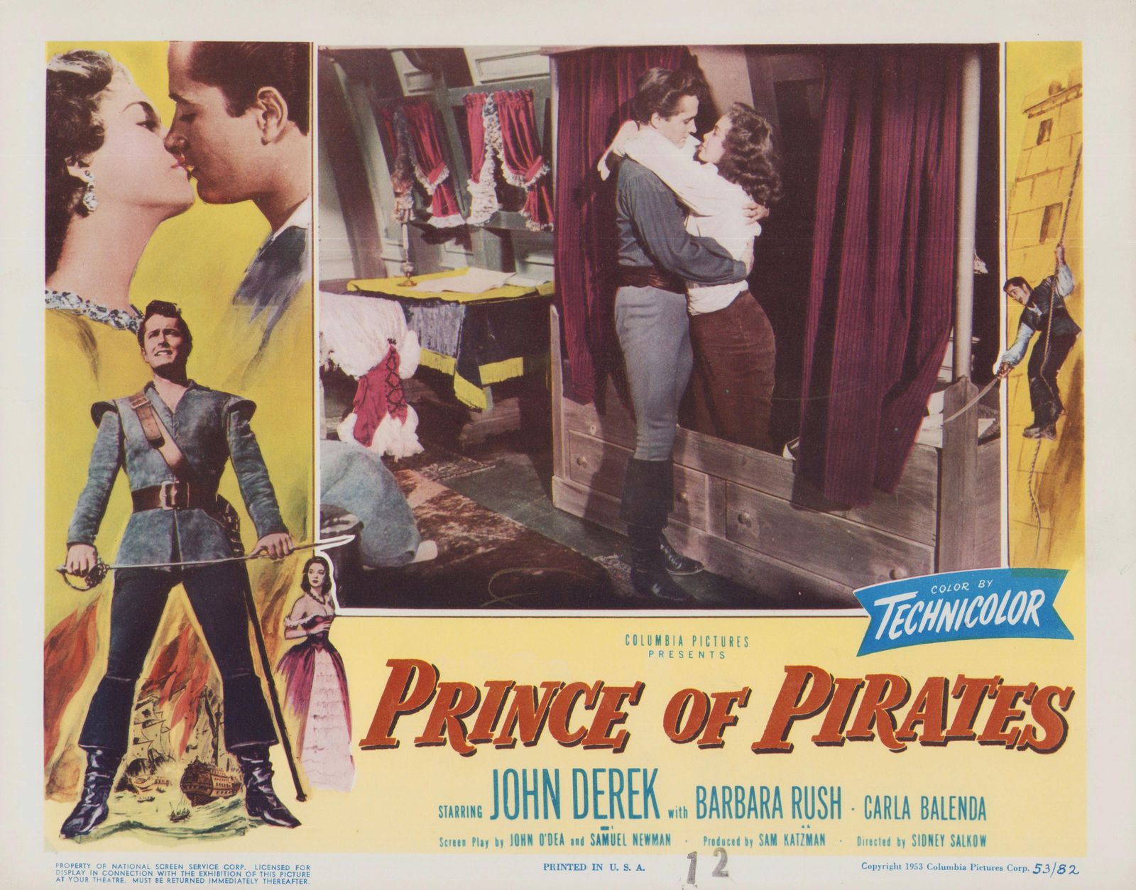 Unknown"Prince Of Pirates", Lobby Card, USA 19531954