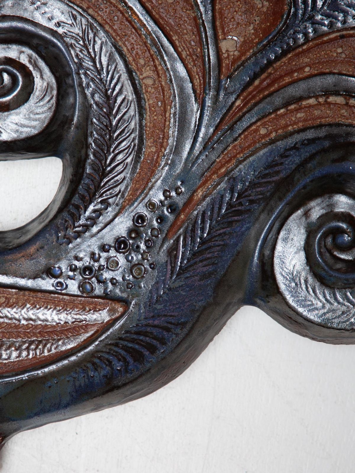 photo for sale Large Ceramic Peacock Designed By Elie Van Damme, 1960s, Belgium