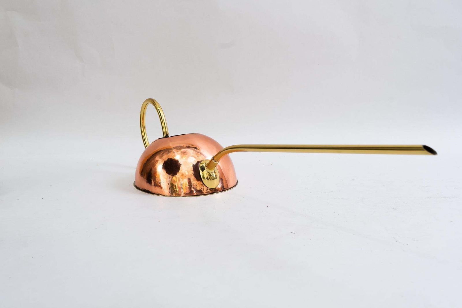 Can Made Of Copper And Brass Conbination Vienna Around 1960s photo for sale