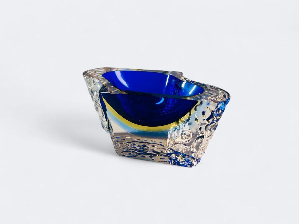 Murano Glass Ashtray By Alessandro Mandruzzato, Italy photo furniture