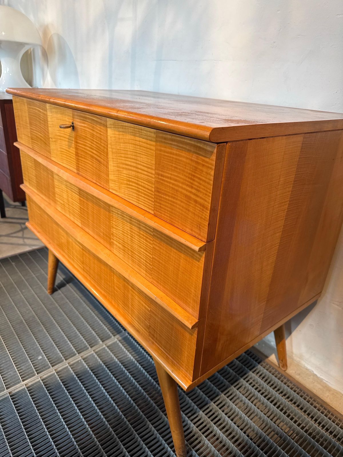 Rare Alfred Hendrickx Chest Of Drawers, Sideboard, 1950s, For Belform, Belgium photo vintage