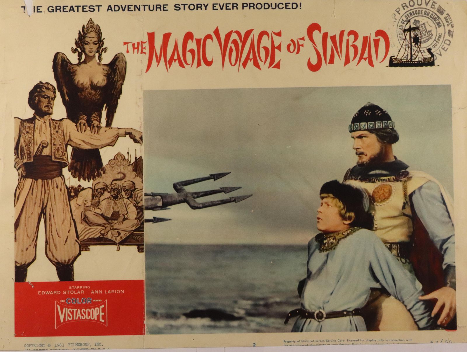 Unknown"The Magic Voyage Of Sinbad", Lobby Card, USA 19611961
