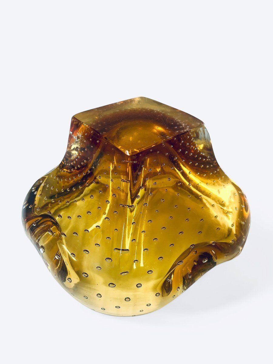 Murano Glass Bowl Bullicante By Carlo Scarpa, Italy, 1970s photo 244.0