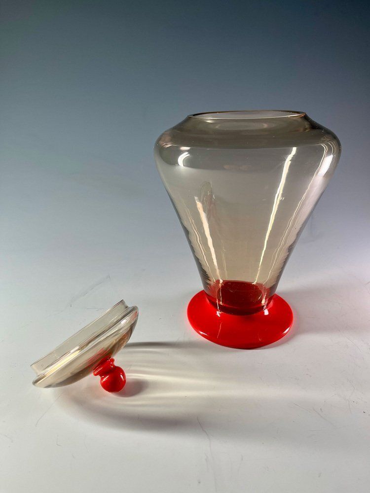 Italian Liquor Set In Murano Glass By Napoleone Martinuzzi For Venini, 1930s, Set Of 13 photo 347.0