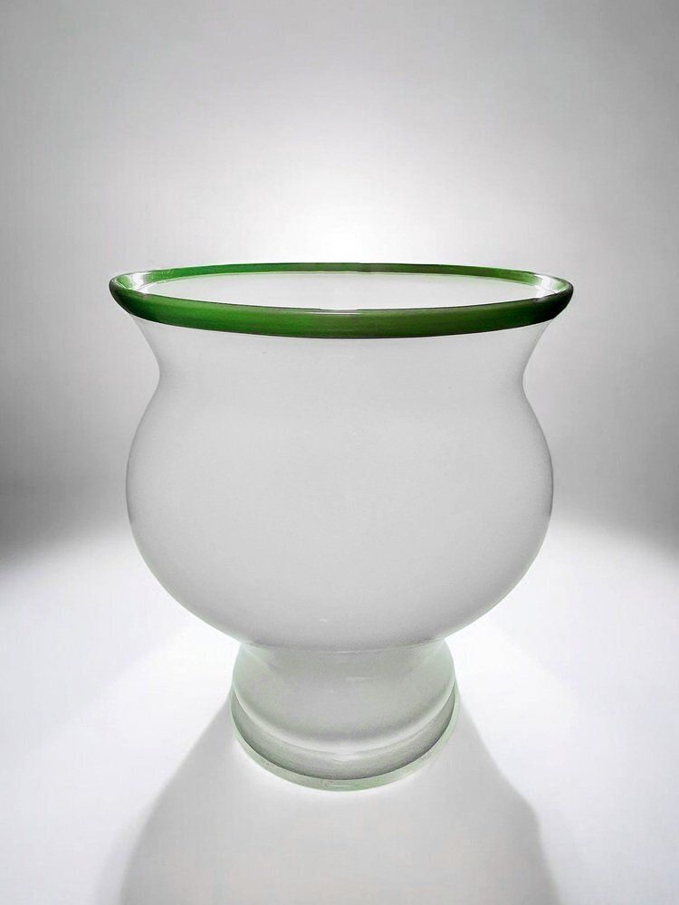 Cache Pot Vase By Owe Thorsen And Birgitta Karlsson For Venini, 1970s