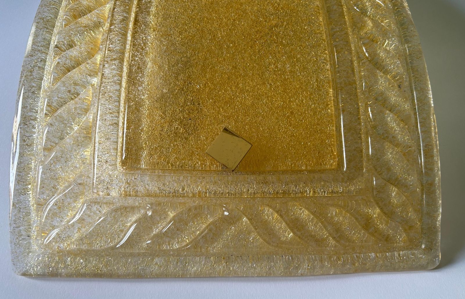 Gold Sparkle In The Night, Pair Of Marvelous Murano Wall Lights, 1990's photo 2386.0