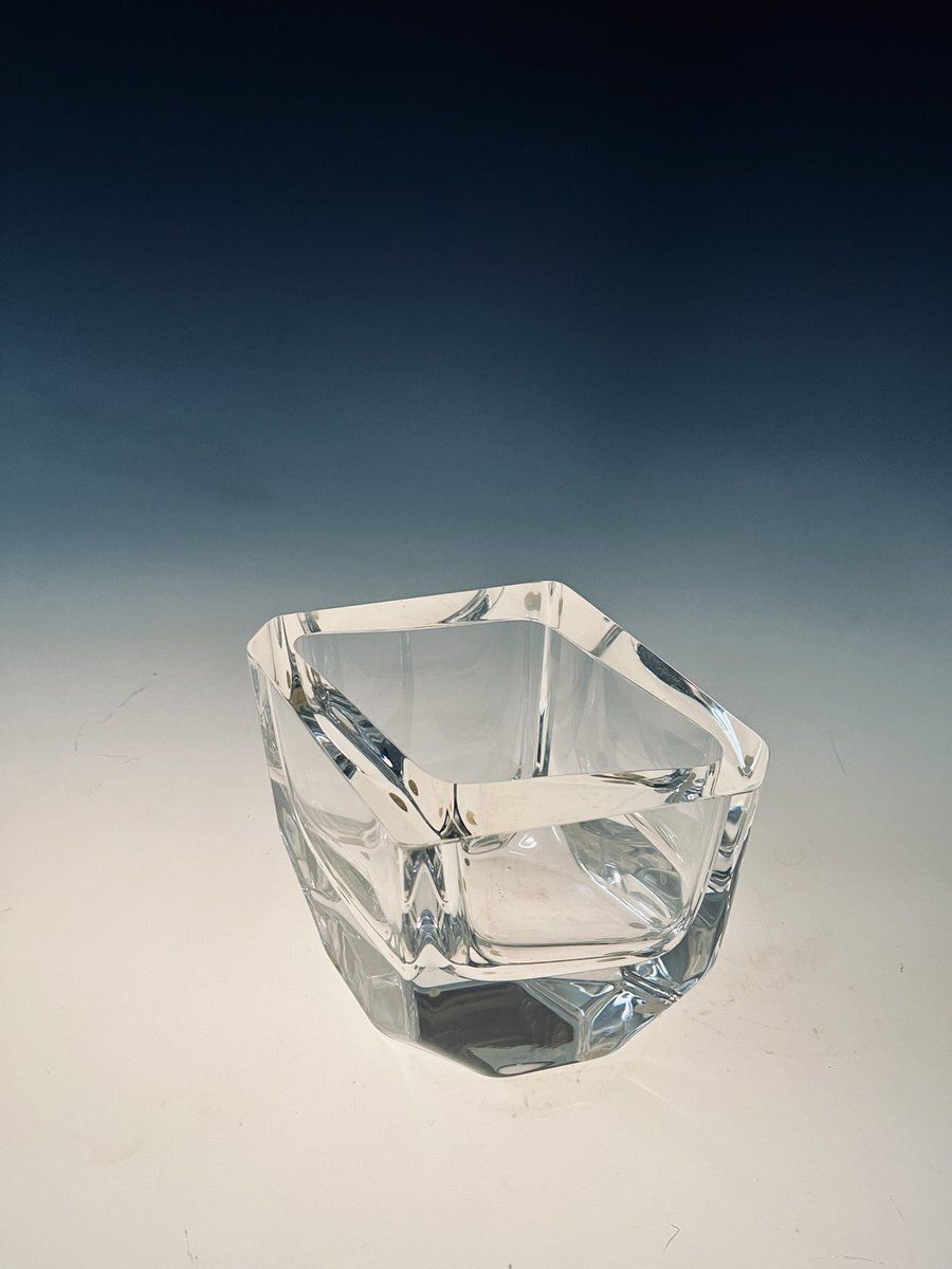 Kosta Boda Diamond Vase By Sigurd Perrson, 1970s photo for sale