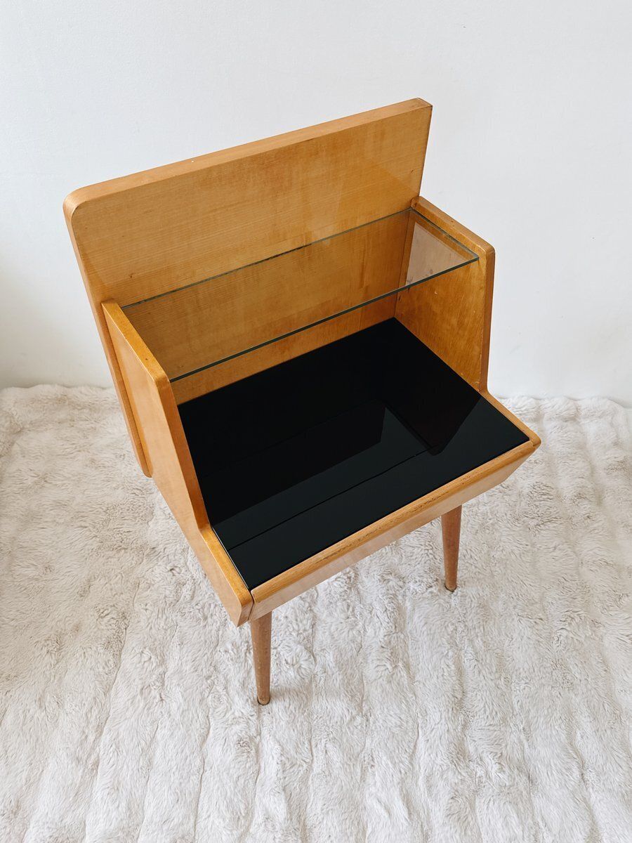 photo vinterior Mid Century Modern Nightstands Attributed To Jitona Soběslav, Czechoslovakia, 1960s, Set Of 2