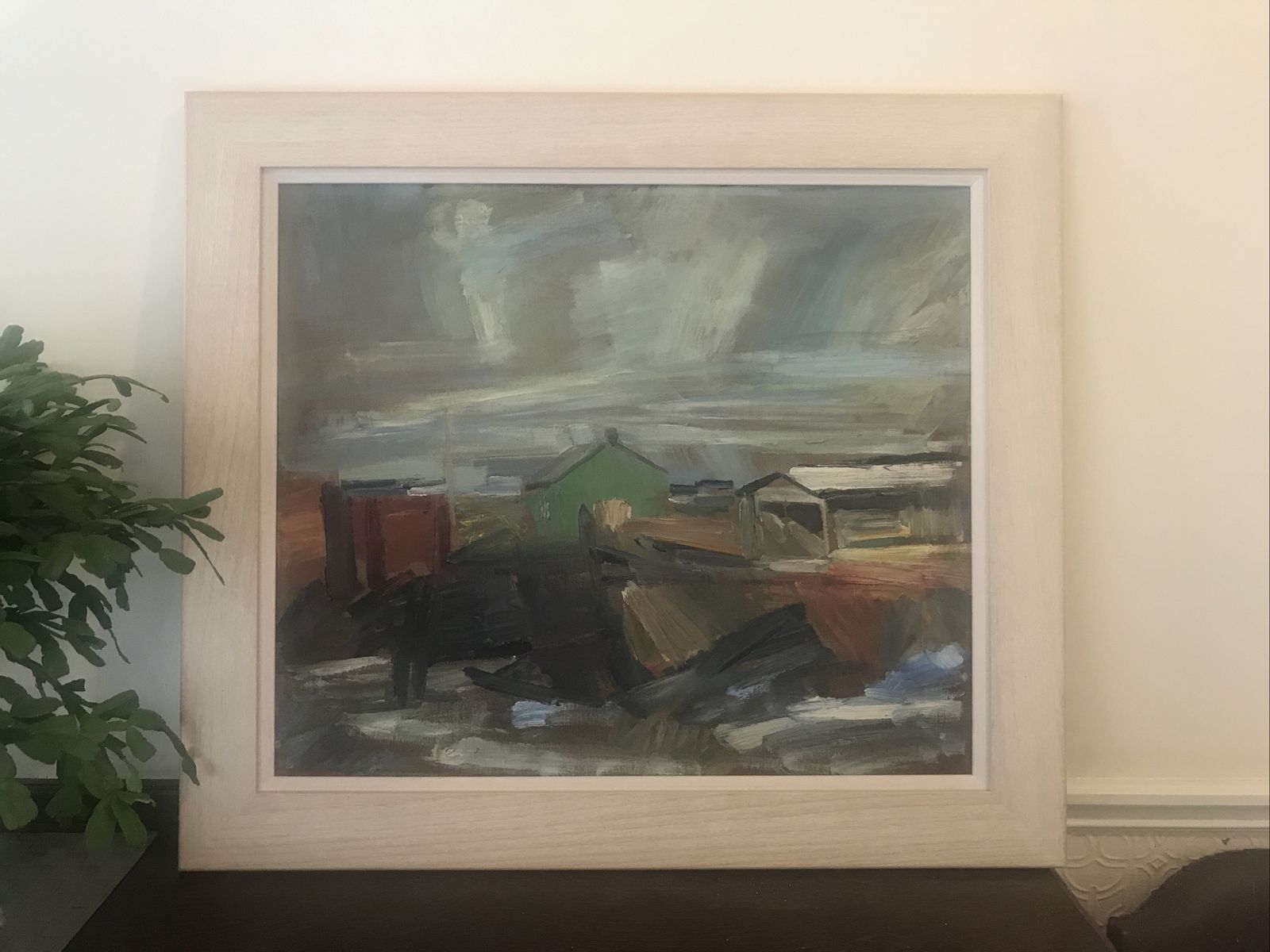 1537.0 C.S Werner Danish Oil Painting Canvas Post Impressionist/Expressionist Mid C20 photo