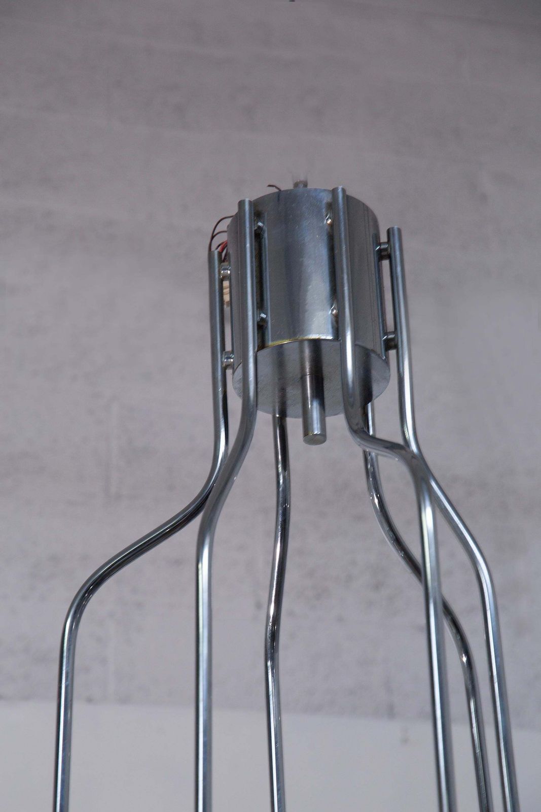 3182.0 "Trumpet" Chandelier By Goffredo Reggiani 6 Lights, Space Age photo