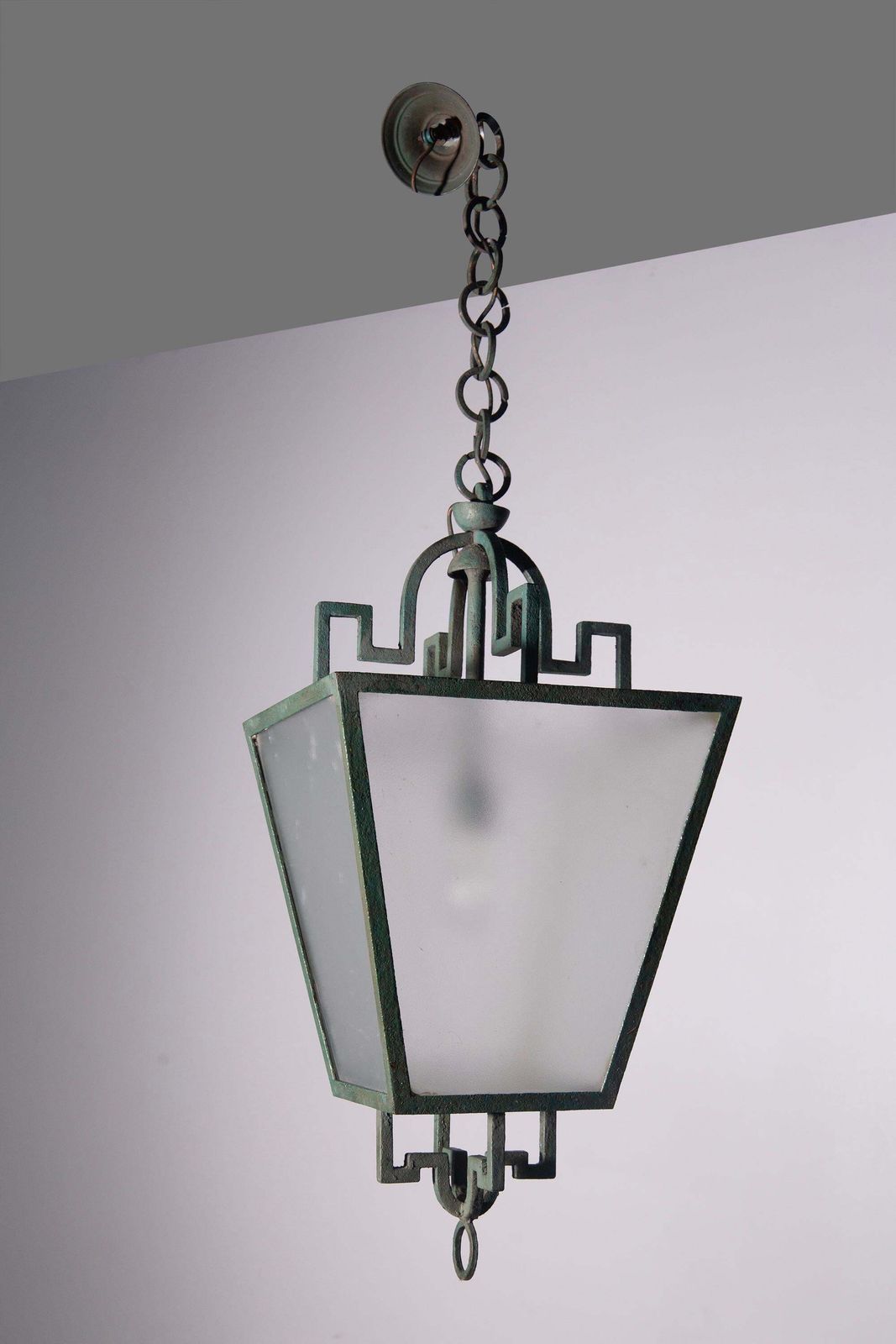 Italian Iron Chandelier Attr. To Emilio Lancia And Gio Ponti Art Deco photo furniture