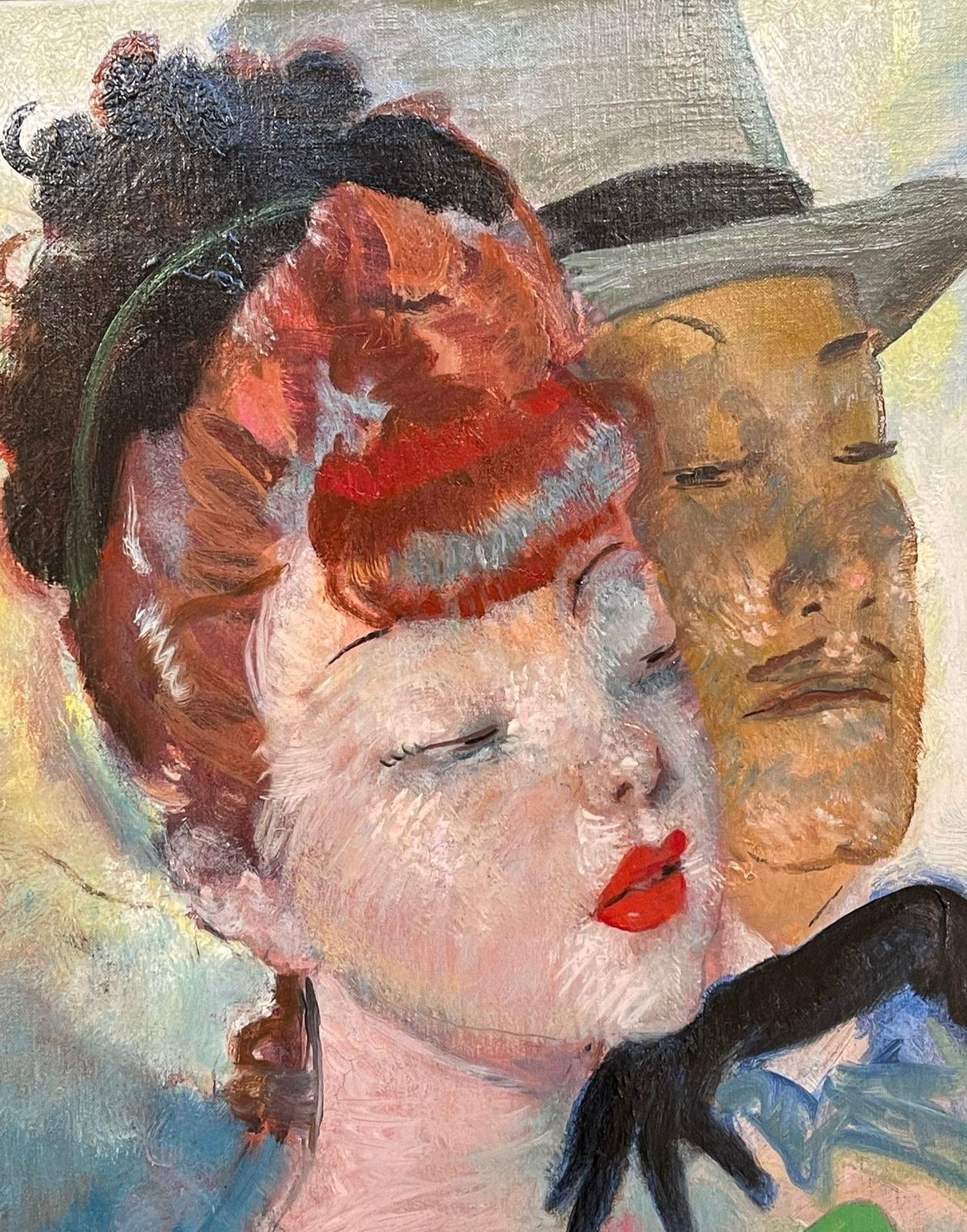 Jean Gabriel Domergueblack Gloves, Jean Gabriel Domergue (1889 1962)circa 1950's photo Art